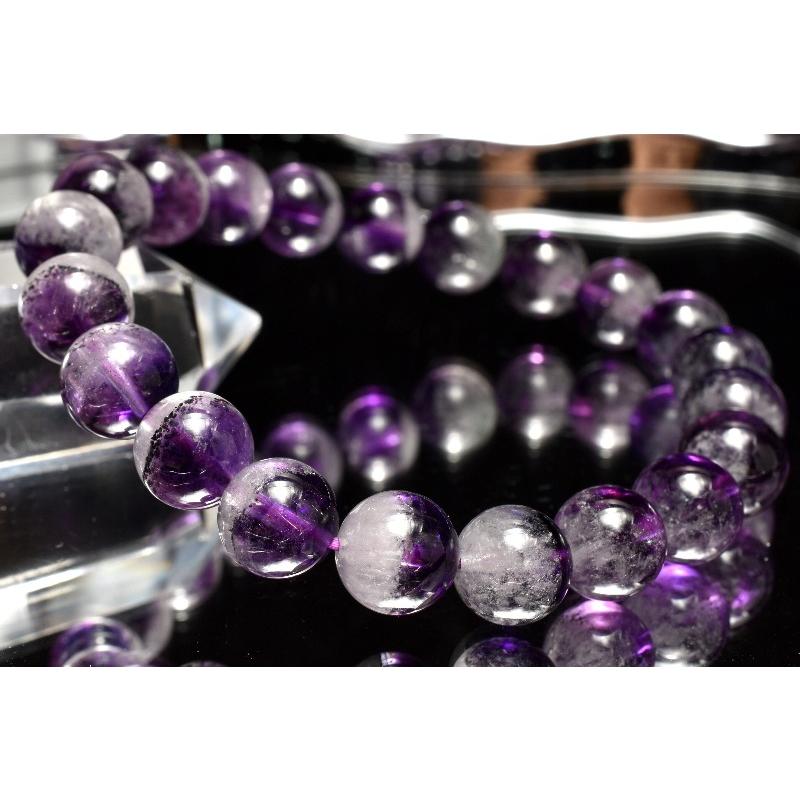 高品質スーパーセブンエレスチャルアメジストフリーフォームブレスレット スーパーセブン ブレスレット | 天然石 アクセサリー - 高品質天然石の