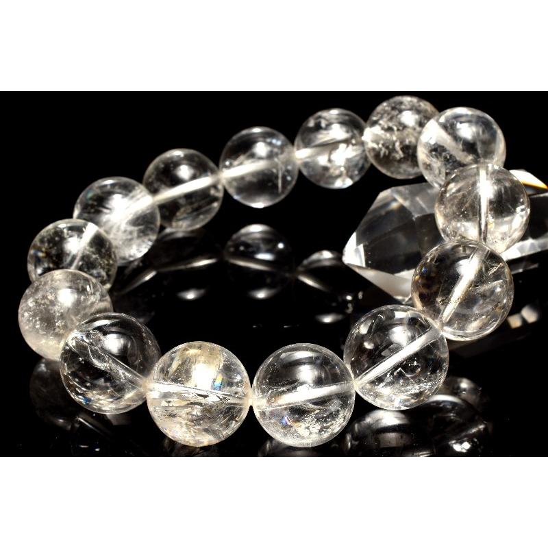 1点物】数量限定◇希少 クォーツインクォーツ(貫入水晶) 15-15.5mm