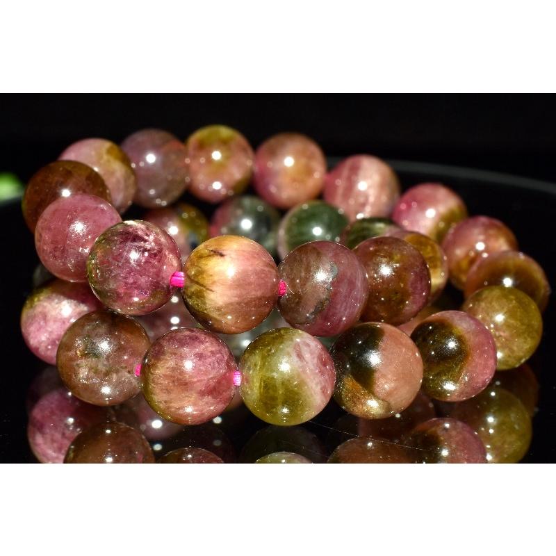 1点物】バイカラー◇キャッツアイ効果 ウォーターメロントルマリン