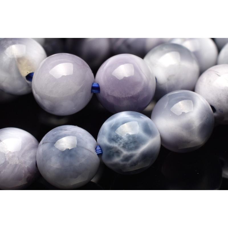 1点物】AAA希少◇人気アイテム パープルラリマー 7mm ブレスレット