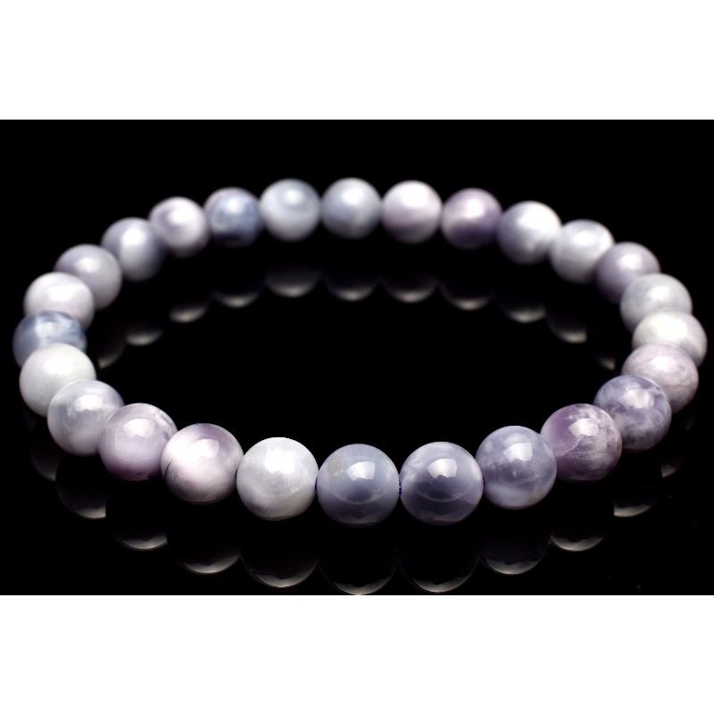 1点物】AAA希少◇人気アイテム パープルラリマー 7mm ブレスレット