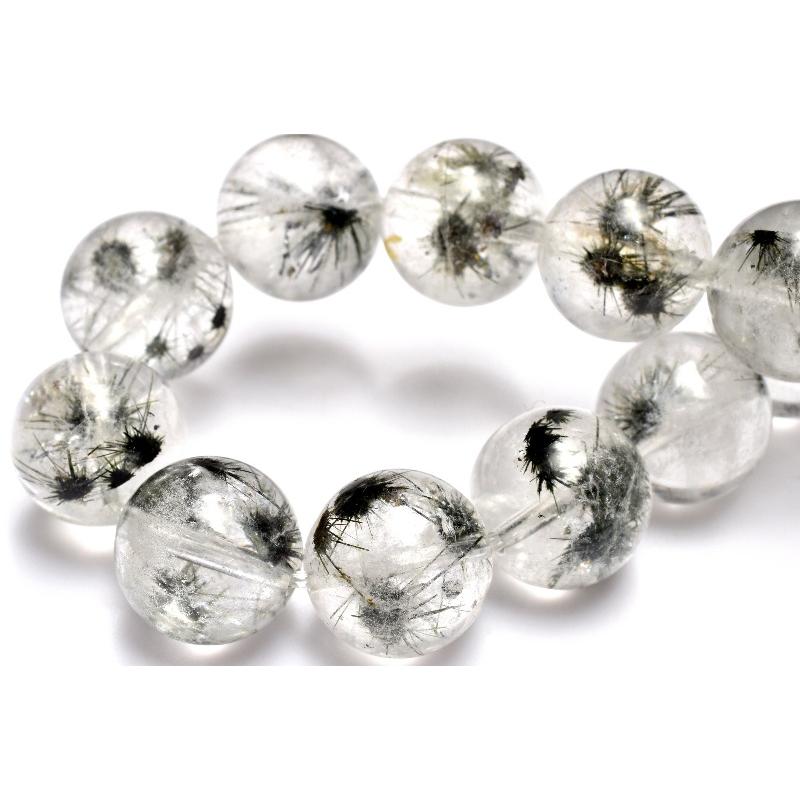 1点物】AAAA希少◇星入り ホーランダイトインクォーツ(ウニ水晶) 11mm