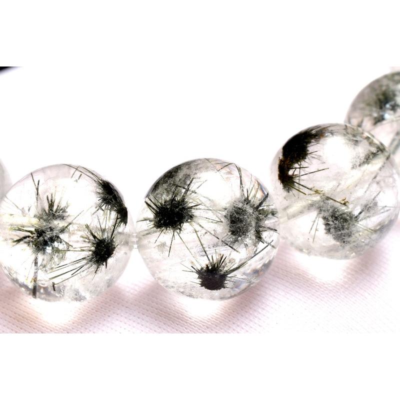 1点物】AAAA希少◇星入り ホーランダイトインクォーツ(ウニ水晶) 11mm