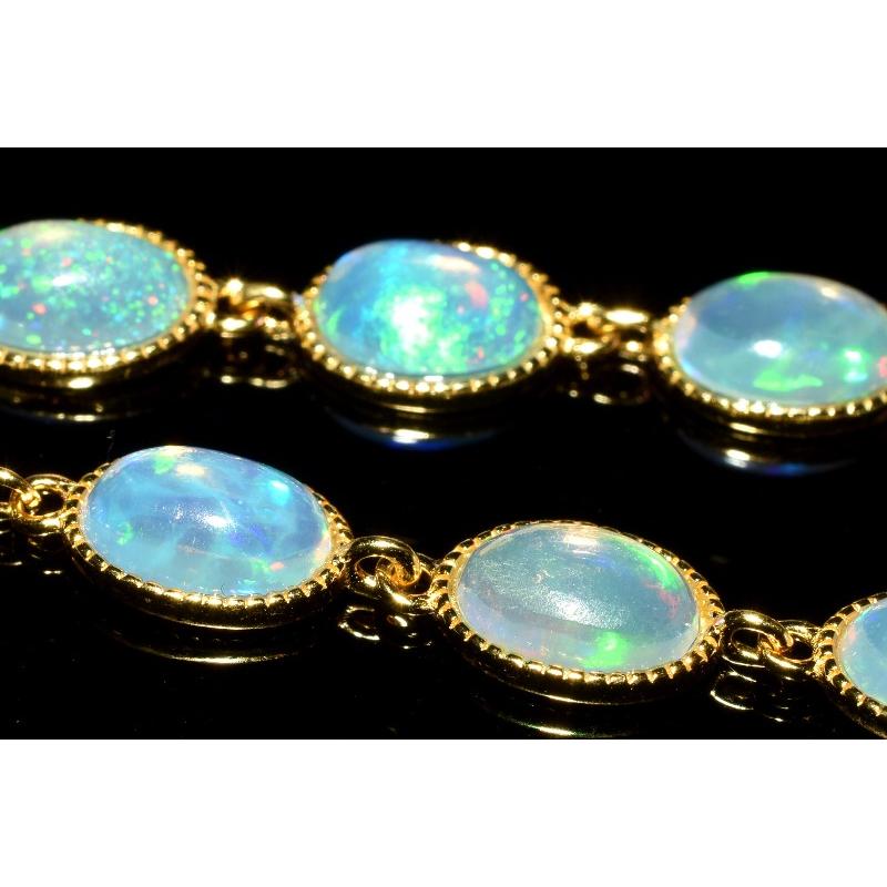 1点物】AAAA☆エチオピア産 Silver925 プレシャスオパール 7x4.5-5mm