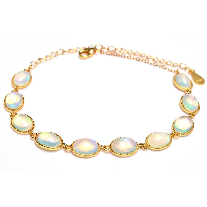 1点物】AAAA☆エチオピア産 Silver925 プレシャスオパール 7x4.5-5mm