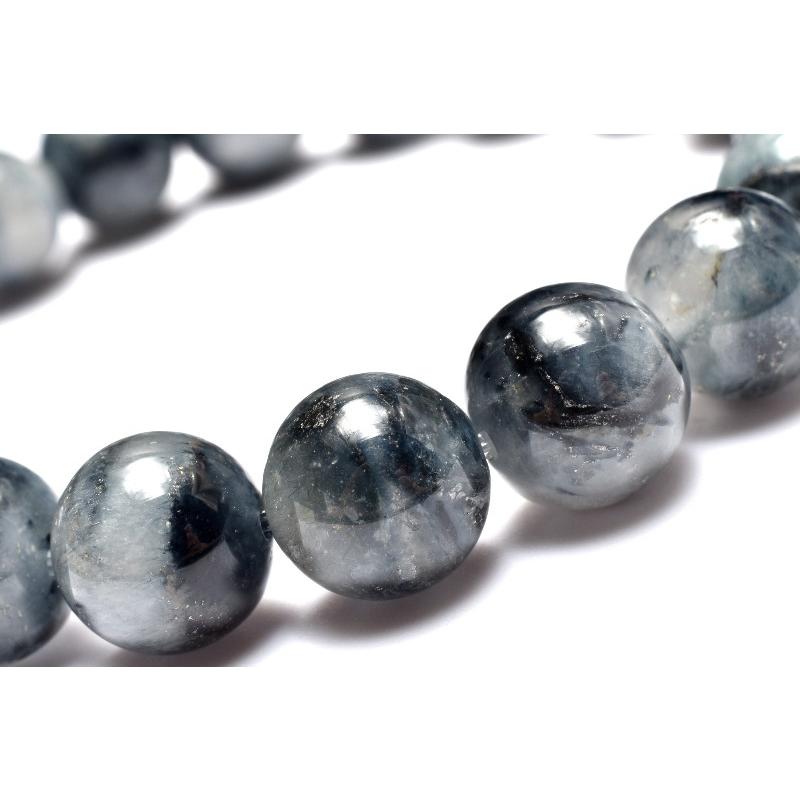 1点物】希少◇濃いブルー インディゴライトトルマリンシリカ 9.5mm