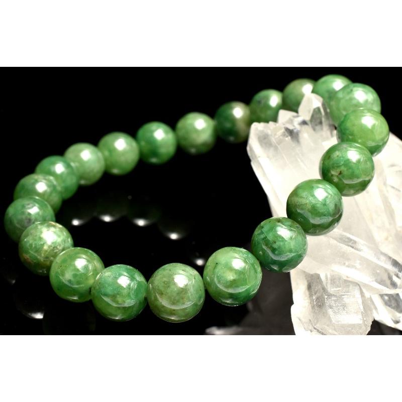 1点物】新緑のような発色 アイドクレース(ベスビアナイト) 9mm