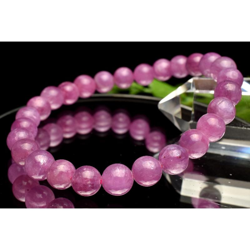 1点物】南アフリカ産◇高品質 ルビー 7mm ブレスレット _MC2745