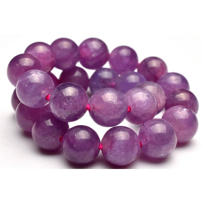 1点物】南アフリカ産◇高品質 ルビー 7.5mm ブレスレット _MC2748