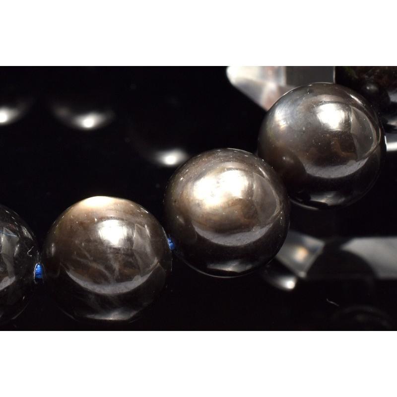1点物】AA南アフリカ産☆金属シラー ブラックスターアクアマリン 11mm