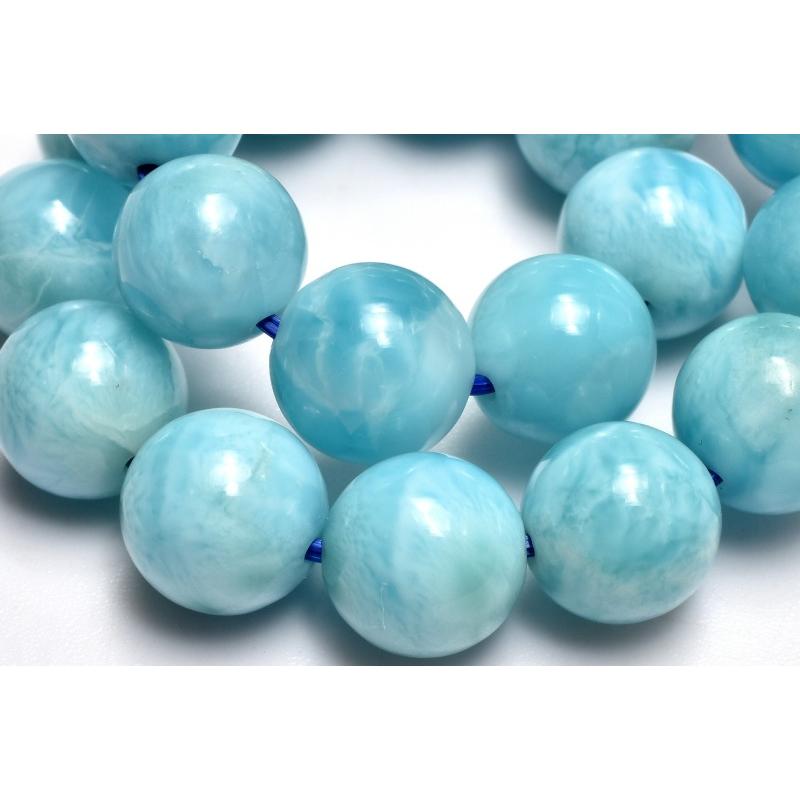 ✿天然美品【15cm】ラリマー〘カリブ海の宝石〙8mmブレスレット ✿天然美品【厳選】極上ラリマー〘カリブ海の宝石〙8mmブレスレット