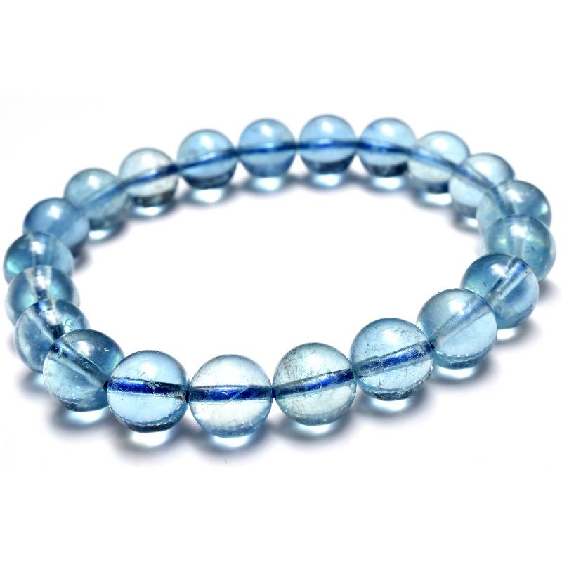 1点物】AAA高発色☆高透明度 サンタマリアアクアマリン 9mm