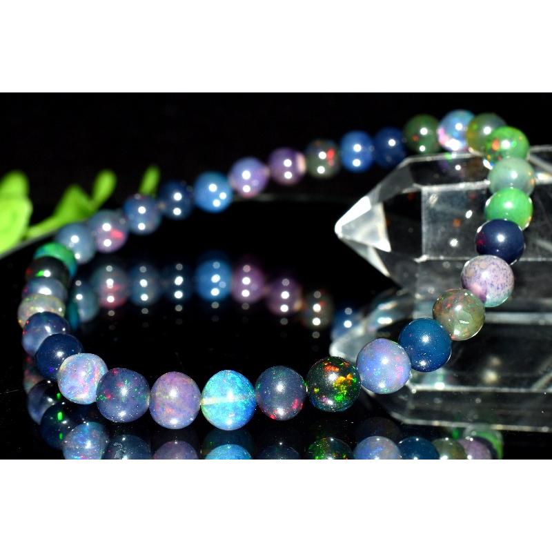 1点物】AAA☆エチオピア産 ブラックプレシャスオパール 5.5mm