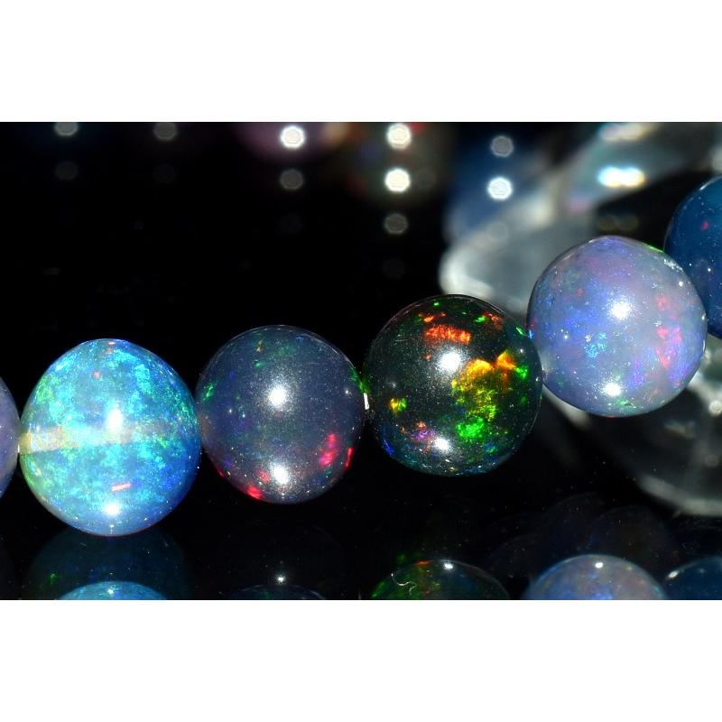 1点物】AAA☆エチオピア産 ブラックプレシャスオパール 5.5mm