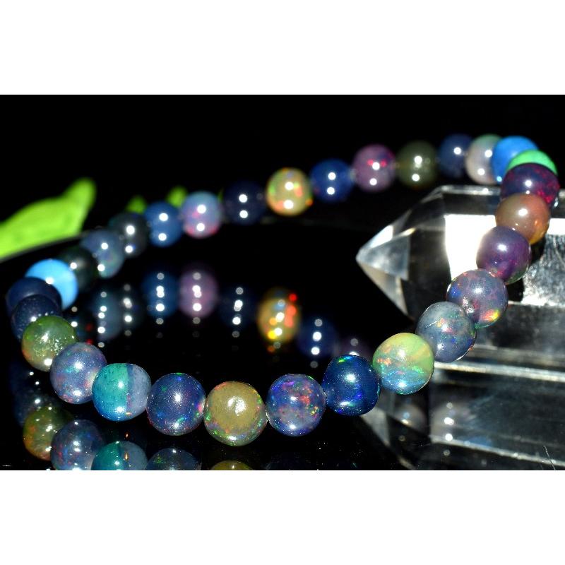 1点物】AAA☆エチオピア産 ブラックプレシャスオパール 6mm