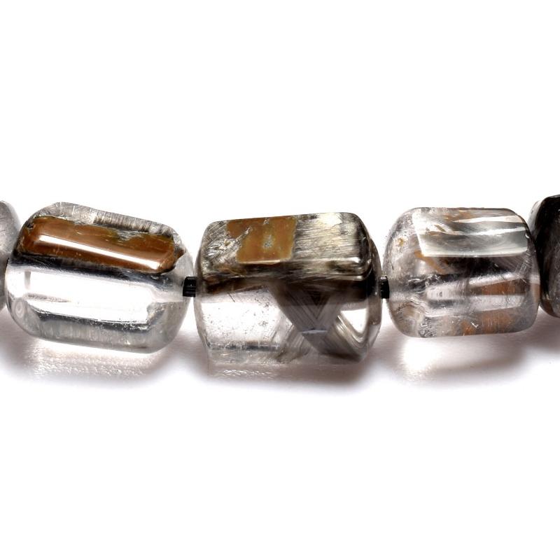 1点物】AAA+☆ブルッカイト入り ブラックプラチナタイチンルチル