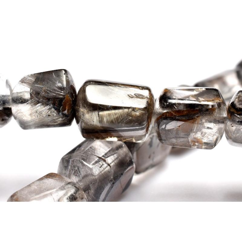 1点物】AAA+☆ブルッカイト入り ブラックプラチナタイチンルチル