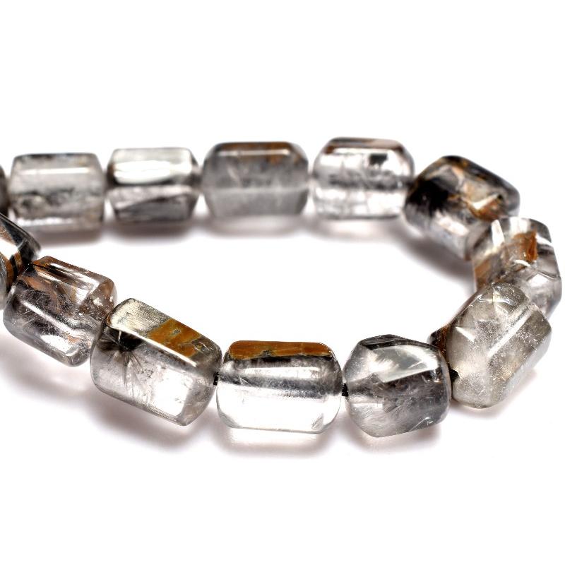 1点物】AAA+☆ブルッカイト入り ブラックプラチナタイチンルチル