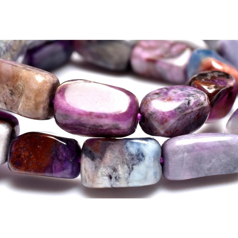 1点物】AAA☆高発色パープル スギライト(杉石) 6-9x4.5-5.5mm ミニ