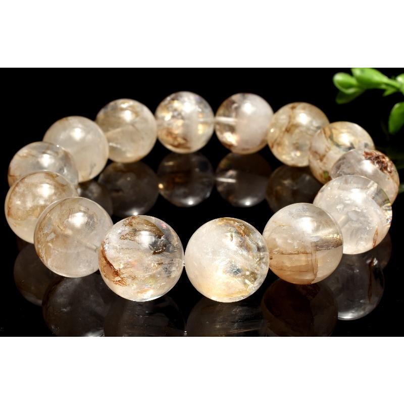 19㍉　ライモナイトインクオーツ ライモナイトインクォーツ（オーロラクォーツ） 7.281ctルース