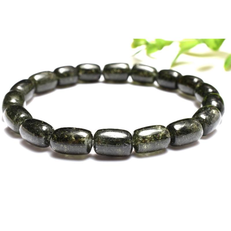 1点物】庭園風景 グリーンガーデンクォーツ 10-11x7mm チューブ