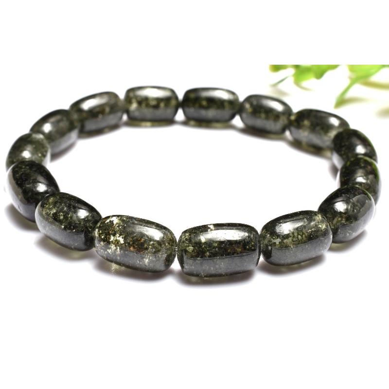 1点物】庭園風景 グリーンガーデンクォーツ 13-14x8mm チューブ