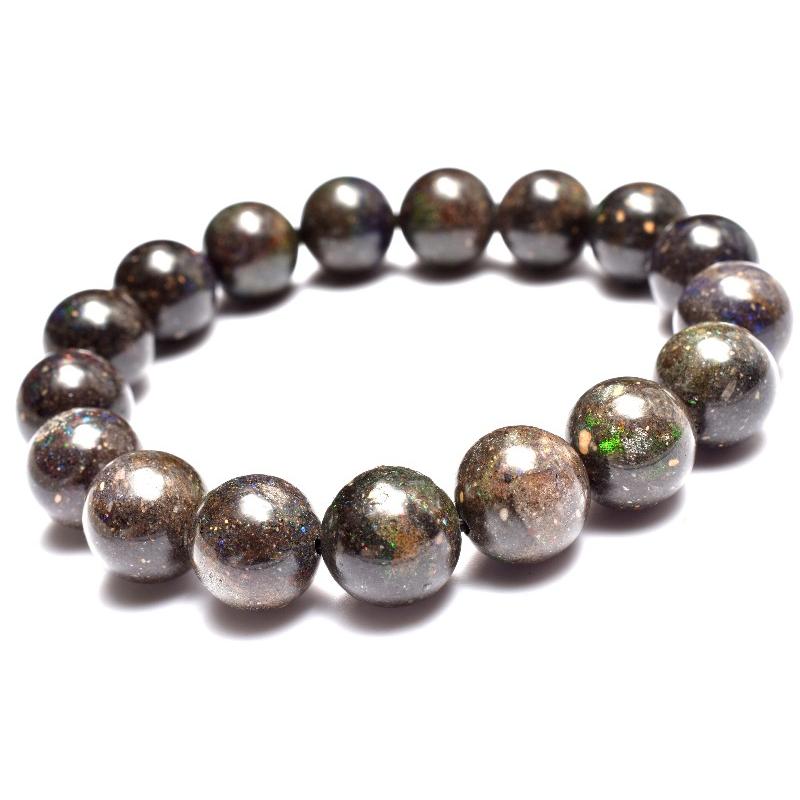 1点物】遊色効果◇宇宙のよう ブラックマトリックスオパール 11.5mm