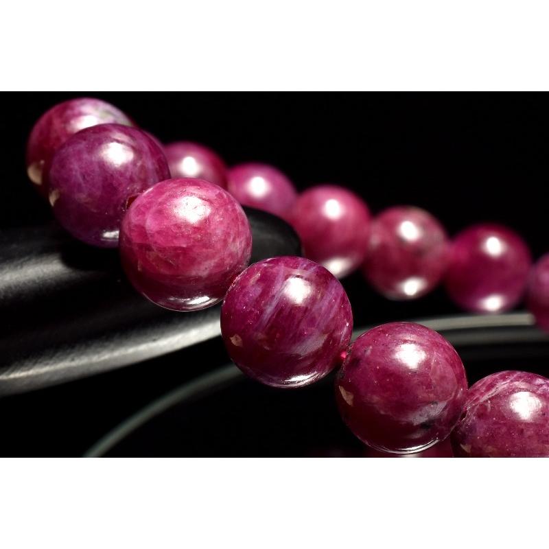 1点物】高品質◇勝利の石 ルビー 8.5mm ブレスレット _MC3129