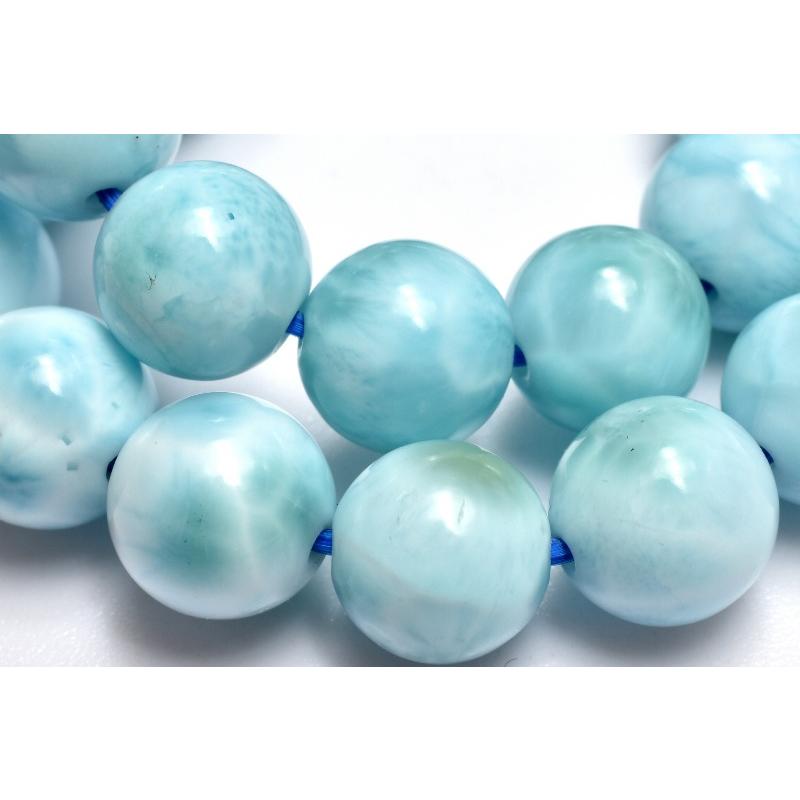 1点物】ドミニカブルー◇カリブの海の宝石 ラリマー 7mm ブレスレット