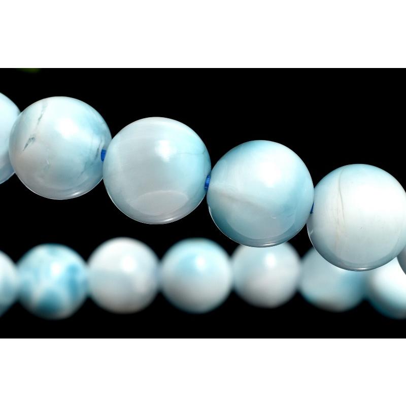 【⭐️完全新品超美麗・カリブ海のブルー⭐️】ドミニカ国産 天然ラリマー ブレスレット ⭐️完全新品超美麗・カリブ海のブルー⭐️】ドミニカ国産 天然