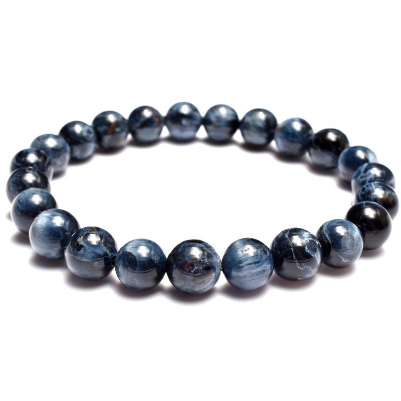 1点物】AAAA☆シャトヤンシー効果 ピーターサイト 8mm ブレスレット