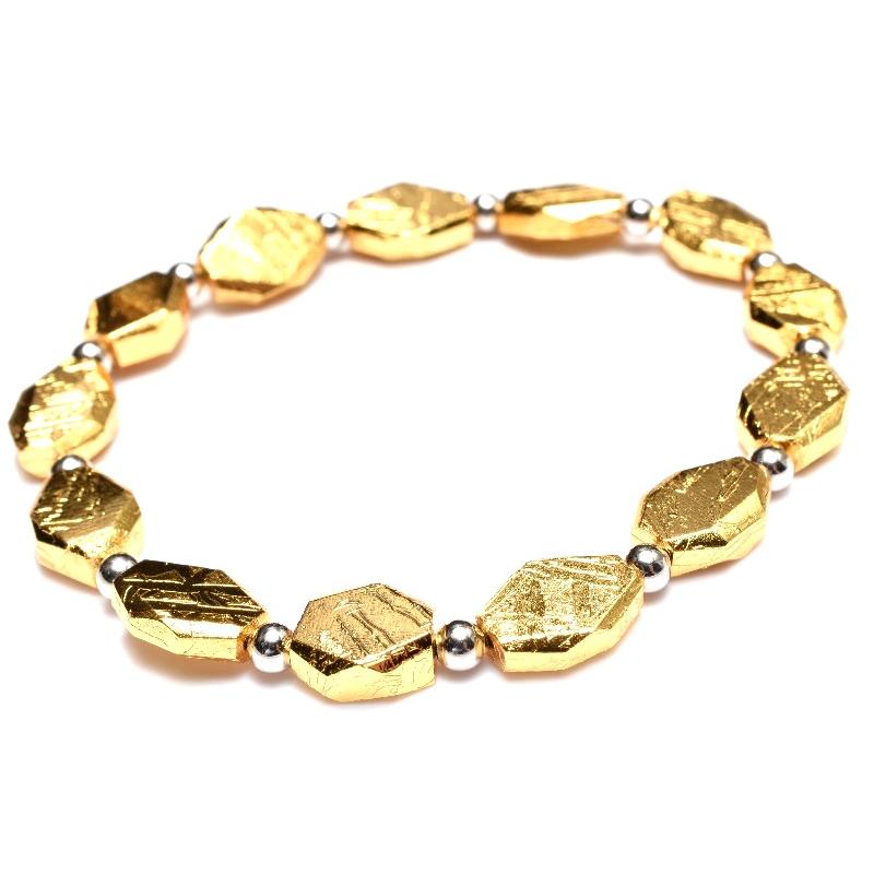 宇宙からの贈り物 アルタイ隕石(メテオライト)　8mm　ミックス ブレスレット 宇宙からの贈り物 アルタイ隕石(メテオライト) 8mm ミックス ブレスレット