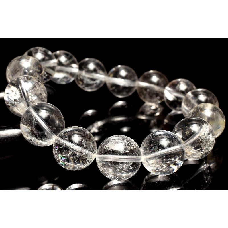 1点物】ザンビア産◇透明虹入り アイリスクォーツ 14-14.5mm