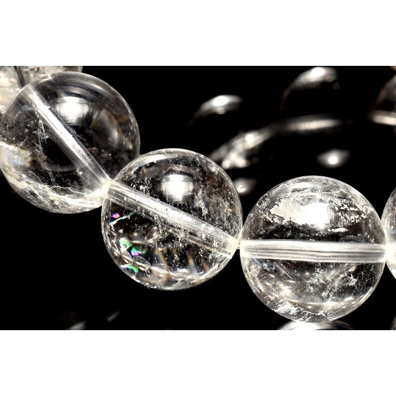 1点物】ザンビア産◇透明虹入り アイリスクォーツ 14-14.5mm