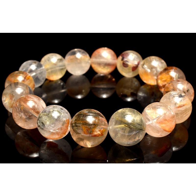 レア♪天然石　マーカサイトinクォーツ　フレイム　大きいサイズ♪ マーカサイト・イン・クォーツ | Hariqua-パワーストーンジュエリー-