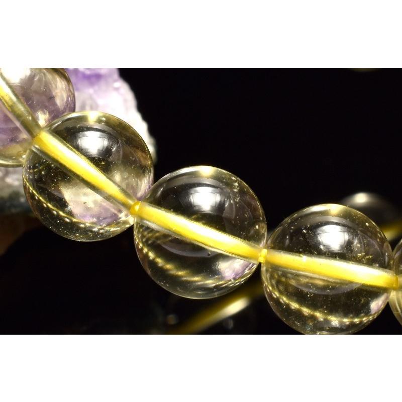 高品質リビアングラス　9ミリ 1点物】AAA透明☆リビアの宝石！ リビアングラス 9mm ブレスレット