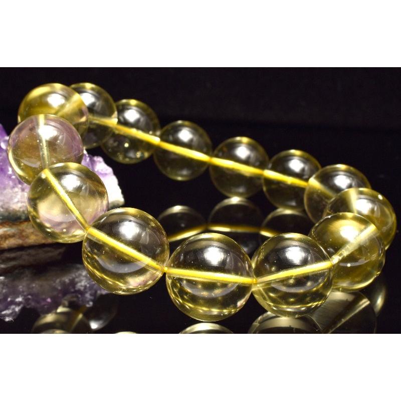 1点物】AAA透明☆リビアの宝石！ リビアングラス 16-16.5mm