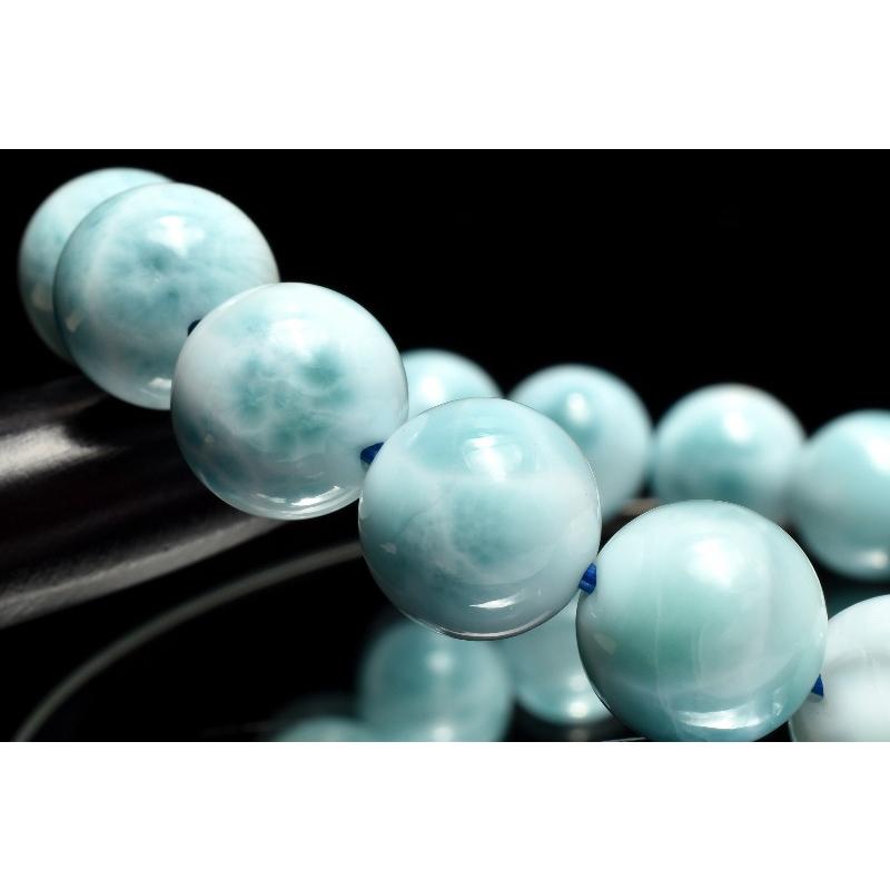 GW限定価格 ラリマー11mm 1点物】AAA☆数量限定 ラリマー 11mm ブレスレット _MC4319