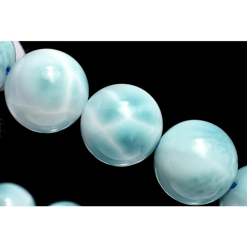 【１点物】AAA☆数量限定 ラリマー　11.5mm　ブレスレット _MC4321の画像