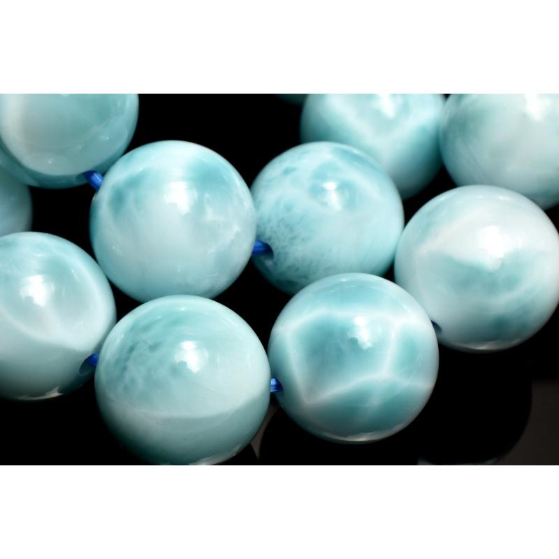 【１点物】AAA☆数量限定 ラリマー　11.5mm　ブレスレット _MC4321の画像