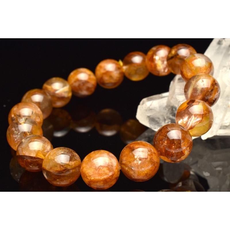 1点物】希少◇マダガスカル産 ライモナイトインクォーツ 11.5mm