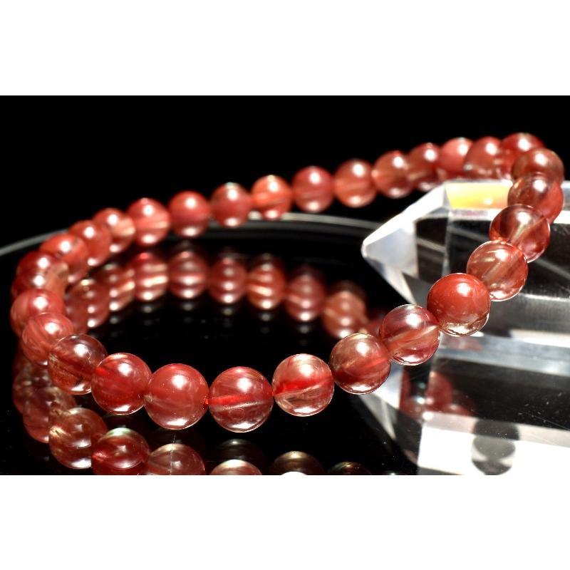 1点物】AA厳選☆カラーチェンジ アンデシン 6mm ブレスレット _MC4596