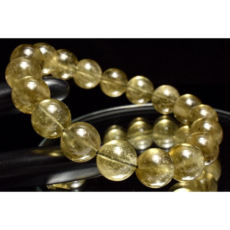 1点物】希少高品質◇ブラックファントム入り リビアングラス 11.5mm