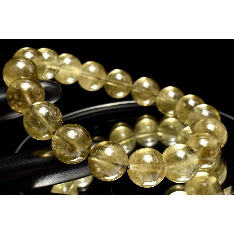 高品質 ブラックラダー リビアングラス 11.8 ブレスレット 箱入 1点物】希少高品質◇ブラックファントム入り リビアングラス 11.5mm