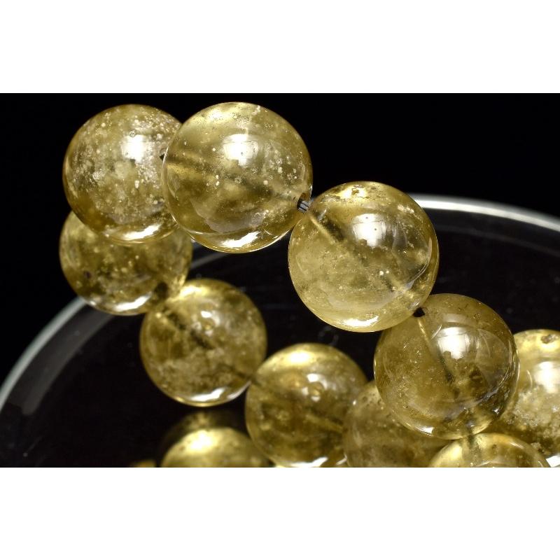 1点物】希少高品質◇ブラックファントム入り リビアングラス 13mm