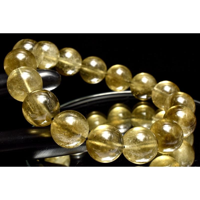 1点物】希少高品質◇ブラックファントム入り リビアングラス 13mm