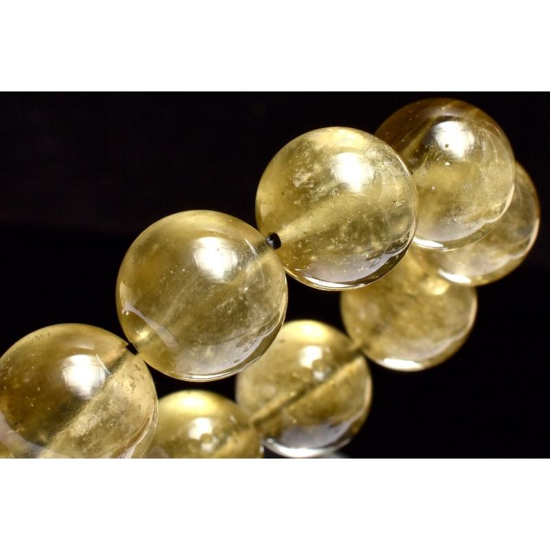 1点物】希少高品質◇ブラックファントム入り リビアングラス 13mm