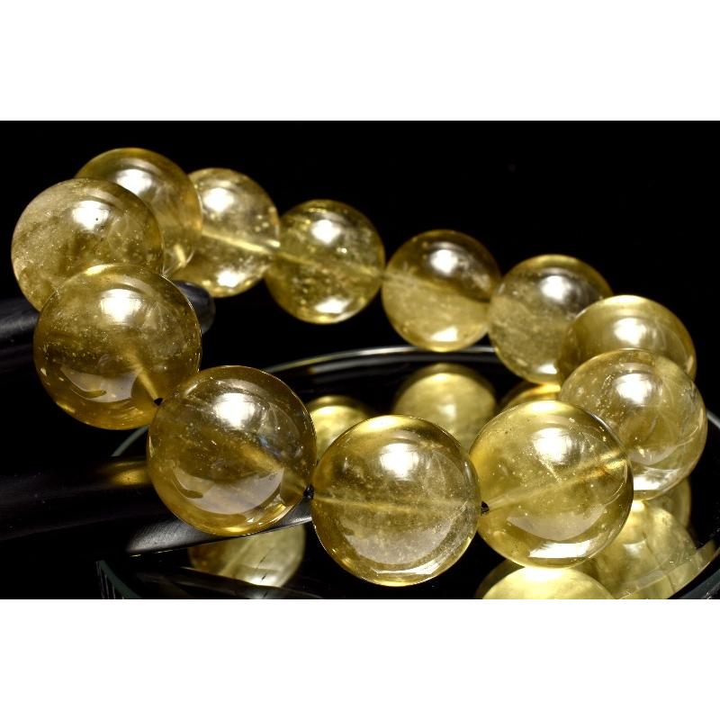 1点物】希少高品質◇ブラックファントム入り リビアングラス 19-19.5