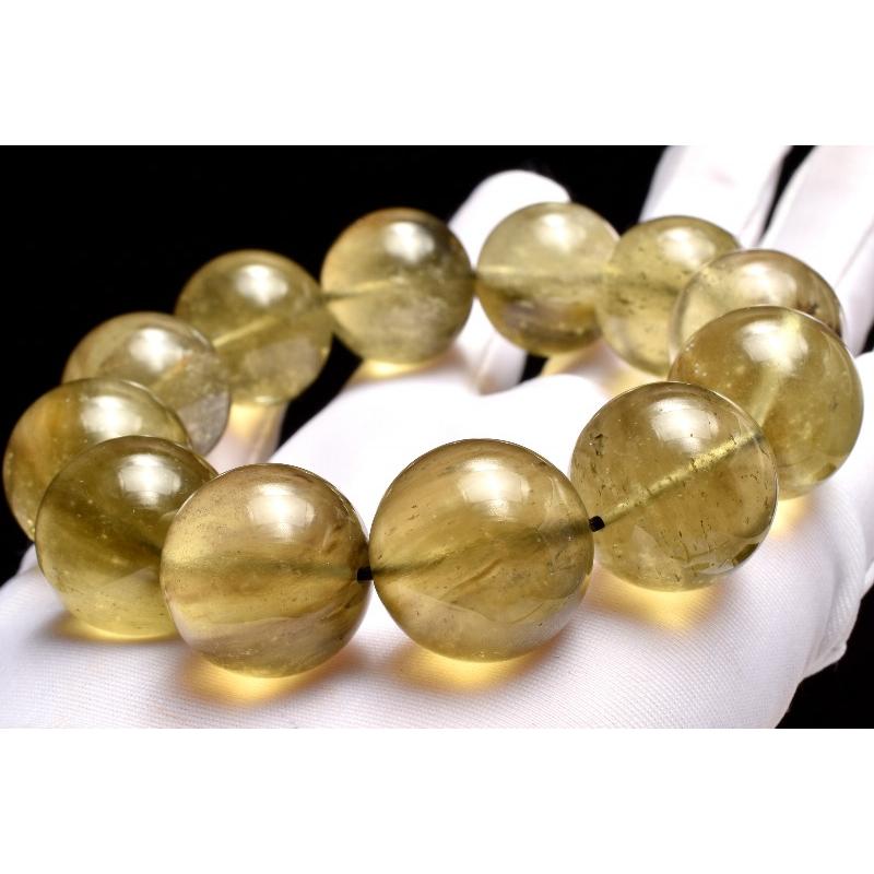 1点物】希少高品質◇ブラックファントム入り リビアングラス 19-19.5