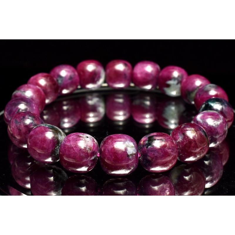 1点物】希少形状◇ルビーたっぷり ルビーインゾイサイト 10x10.5mm